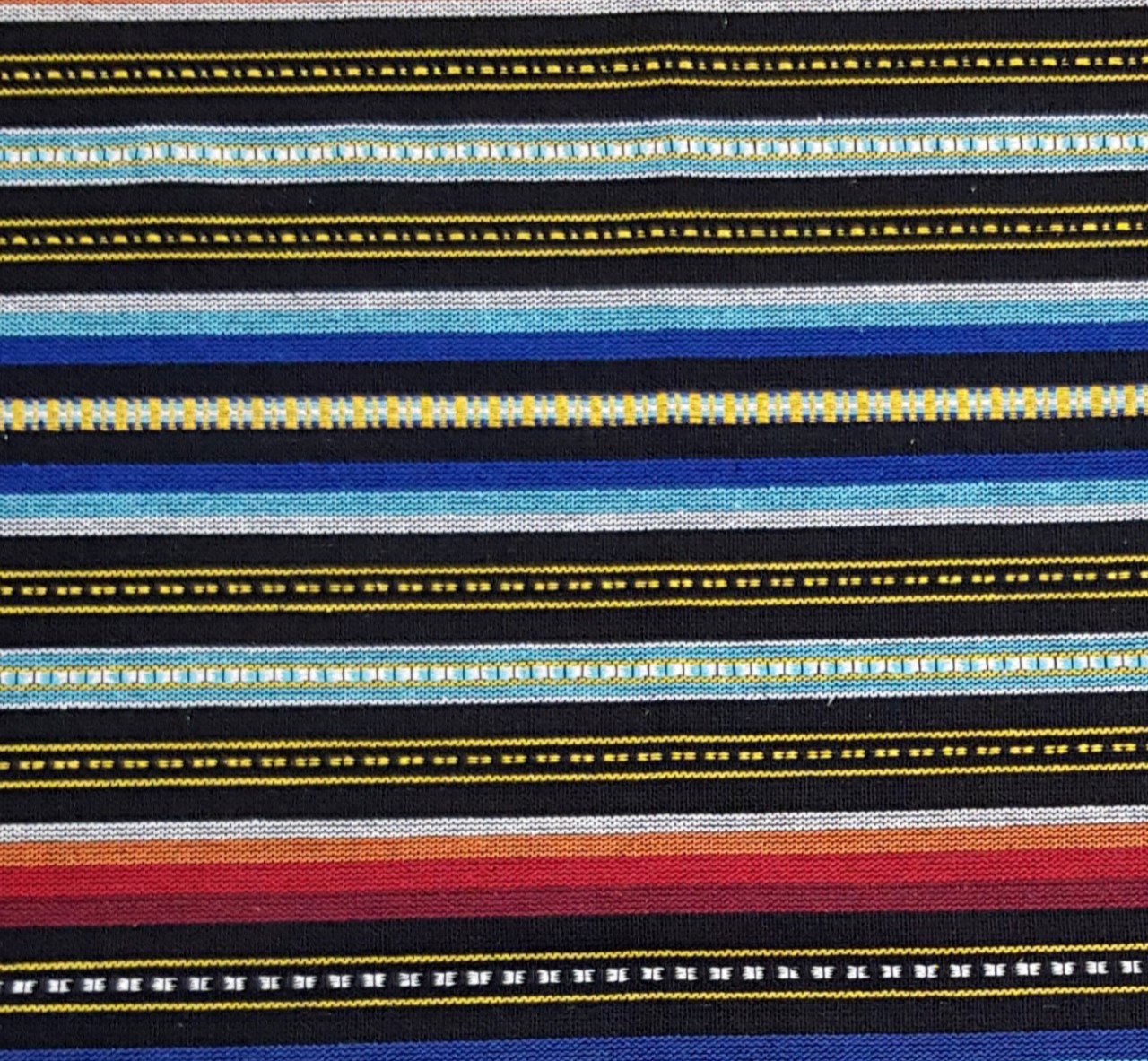 Tejido manchego azul. Confecciones Ibañez