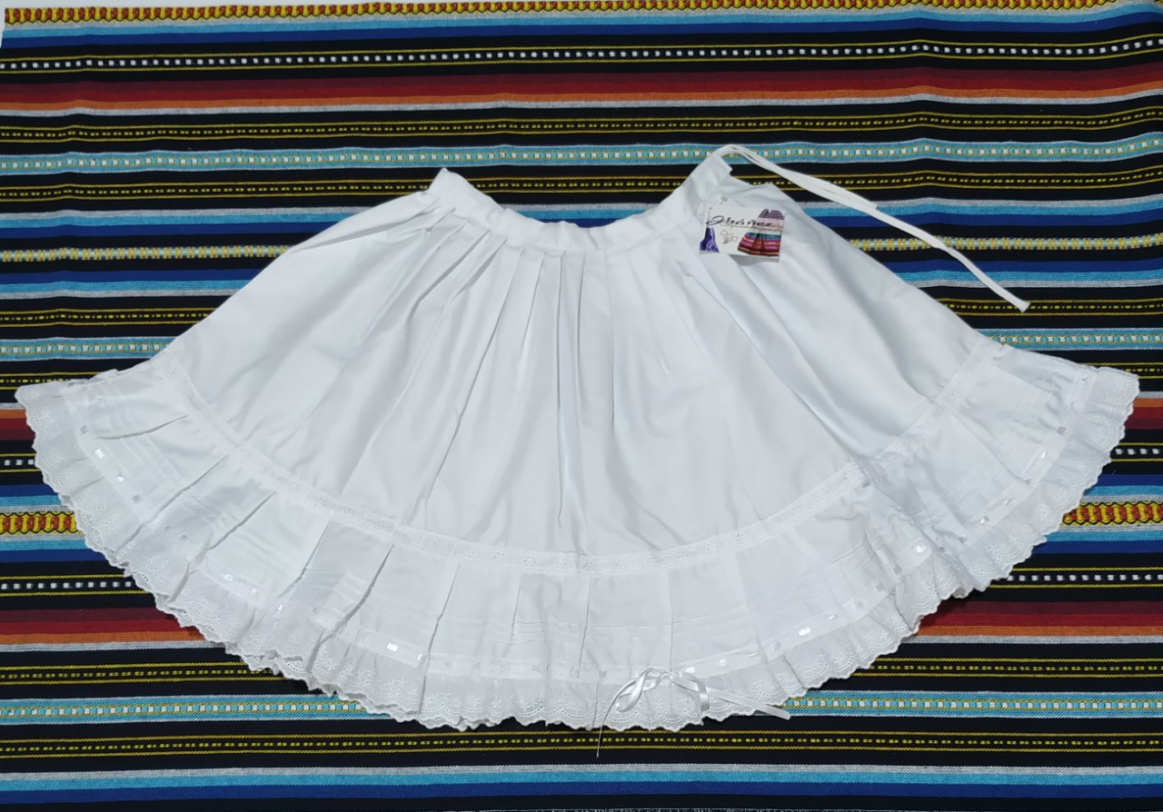 Falda regional niña deals